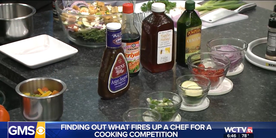 Chef Jermaine Williams uses Bee Healthy Honey while competing in The Favorite Chef competition